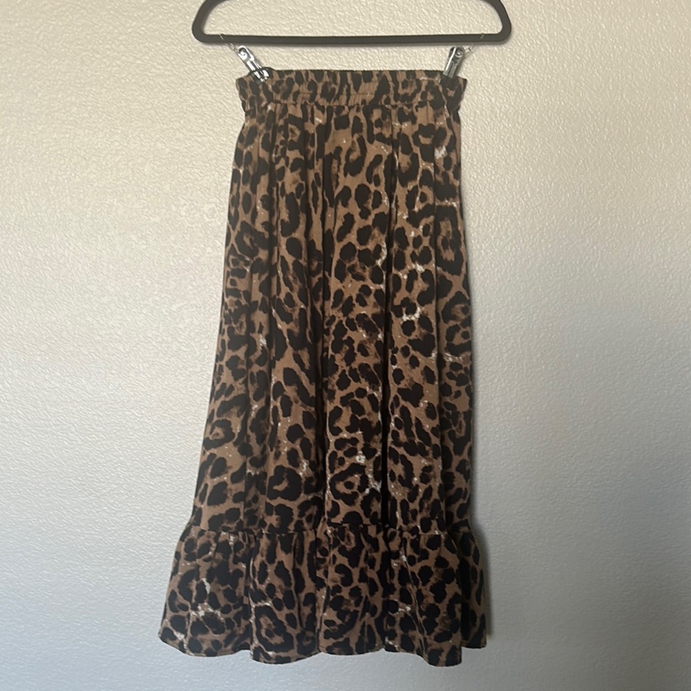 Leopard Print Women's Skirt